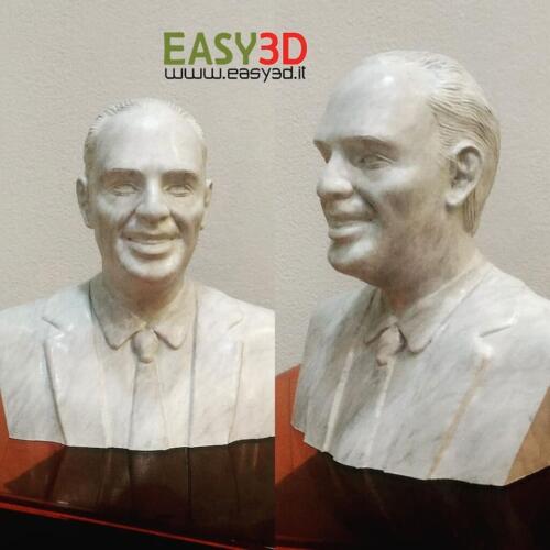 Busti 3d personalizzati mezzobusto statua stampa 3d Easy3D Palermo 