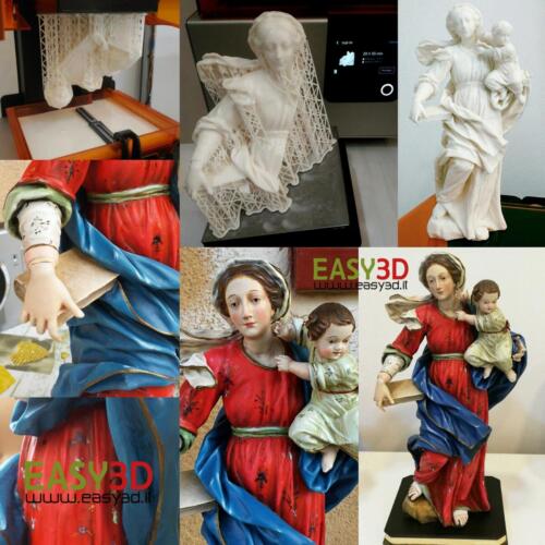 Statuina 3d action figure personalizzata stampa 3d Easy3D Palermo