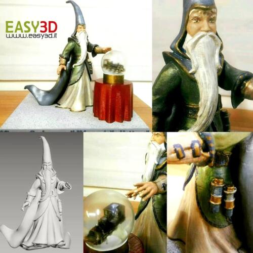 Statuina 3d action figure personalizzata stampa 3d Easy3D Palermo