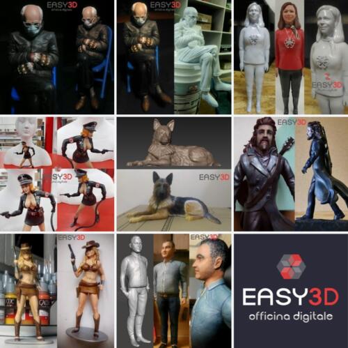 Statuine 3d action figure personalizzate stampa 3d Easy3D Palermo